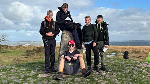 Worle Youth Group - Hiking on Black Down